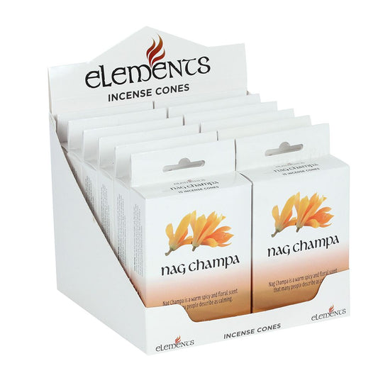 12 Packs of Elements Nag Champa Incense Cones - Simply Melted