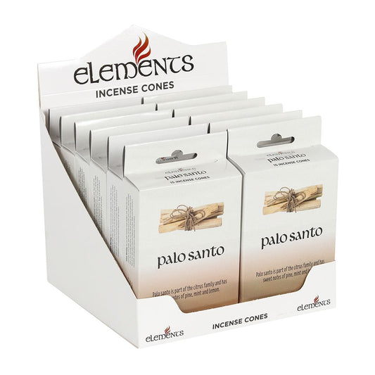 12 Packs of Elements Palo Santo Incense Cones - Simply Melted