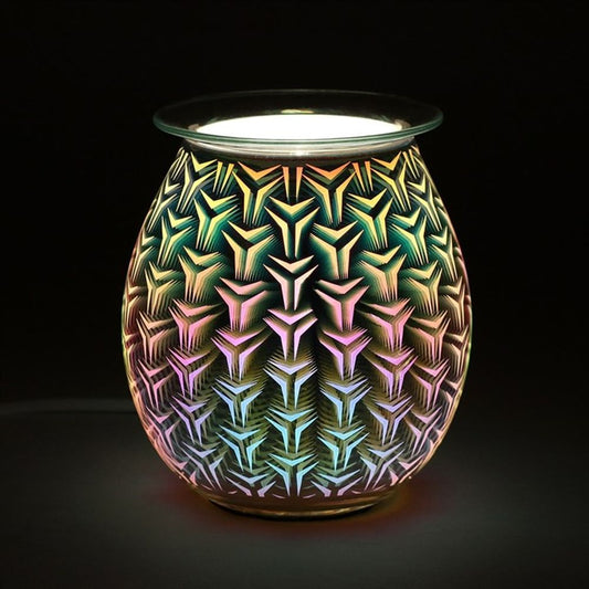 3D Geometric Light Up Electric Oil Burner - Simply Melted