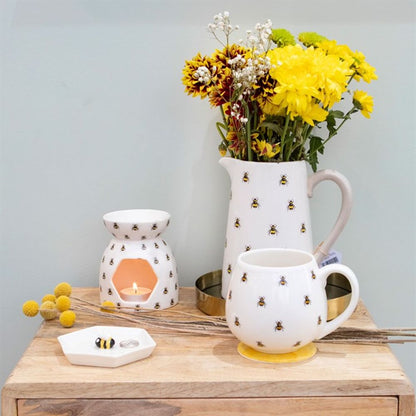 All Over Bee Print Oil Burner - Simply Melted