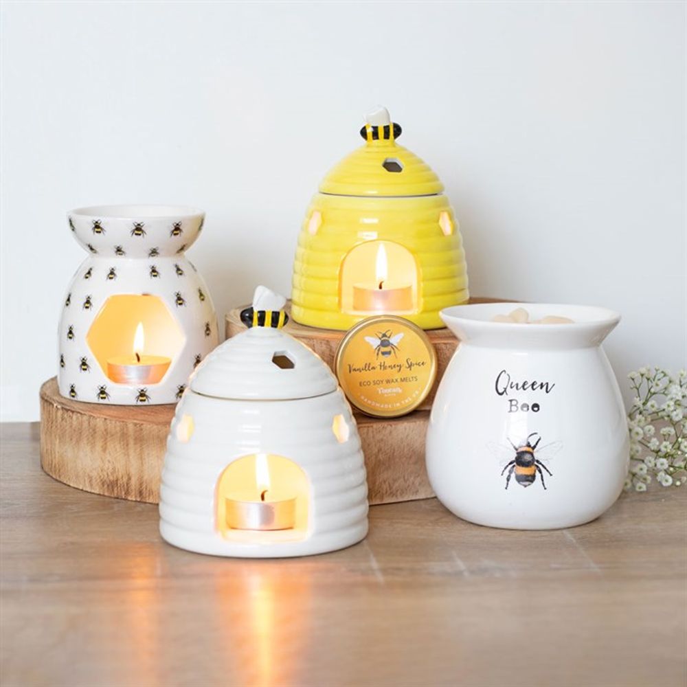 All Over Bee Print Oil Burner - Simply Melted