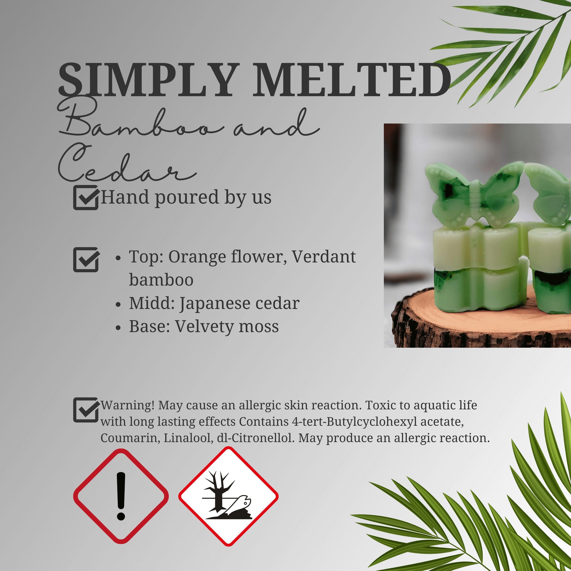 Bamboo and Cedar Wax Melts - Simply Melted