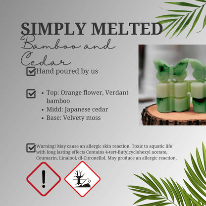 Bamboo and Cedar Wax Melts - Simply Melted