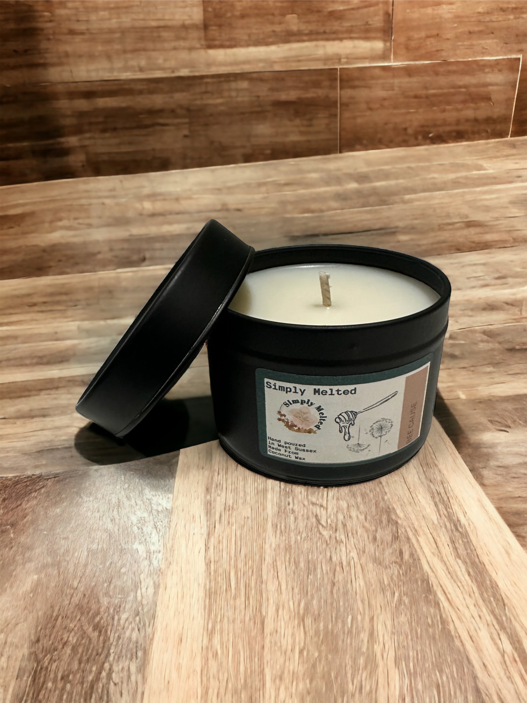 Bee Cause Candle in a Tin - Simply Melted