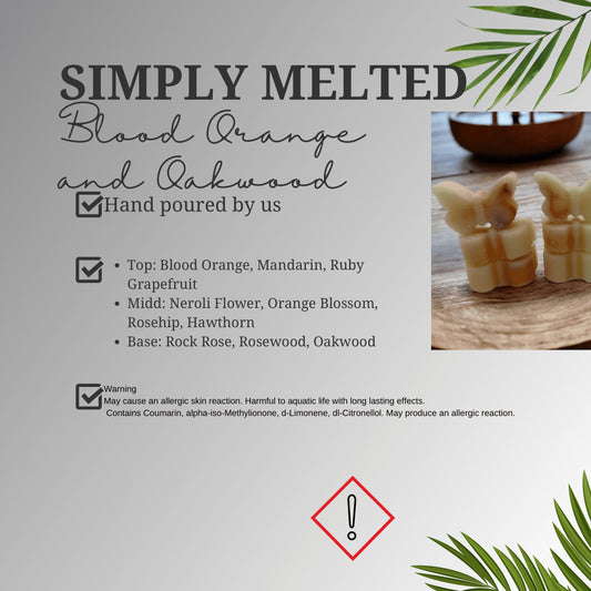 Blood Orange and Oakwood Wax Melts - Simply Melted