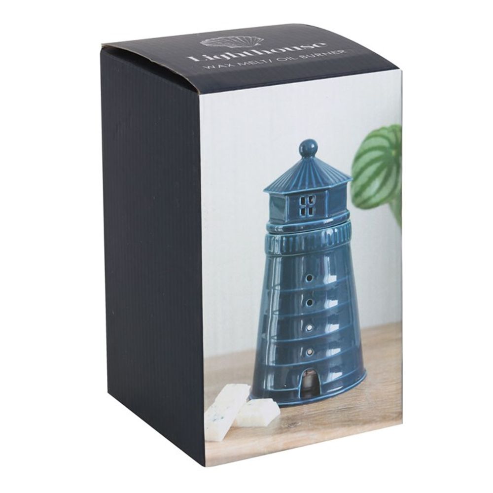 Blue Lighthouse Oil Burner - Simply Melted