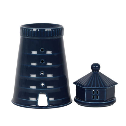 Blue Lighthouse Oil Burner - Simply Melted