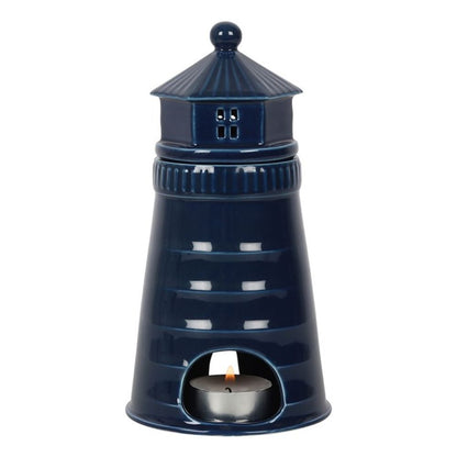 Blue Lighthouse Oil Burner - Simply Melted