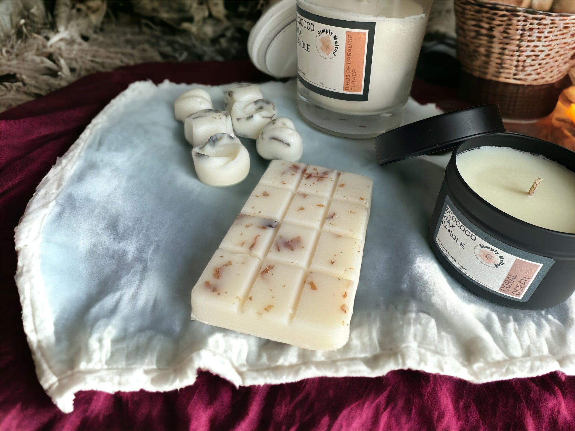 Candle and Wax Melt Hamper - Simply Melted