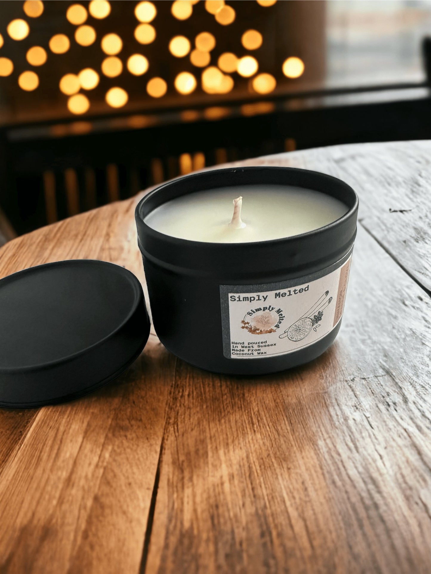 Cinnamon, Orange & Clove Tin Candle - Simply Melted