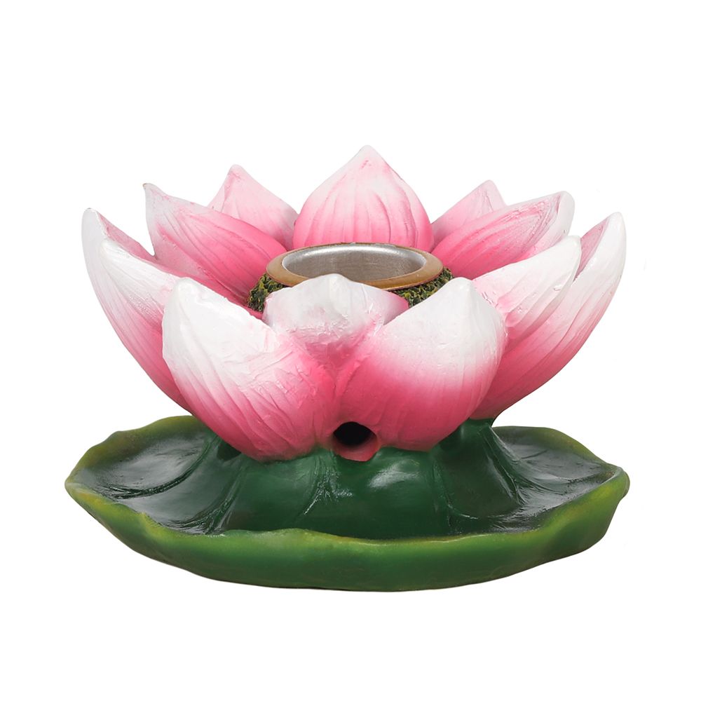 Coloured Lotus Backflow Incense Burner - Simply Melted