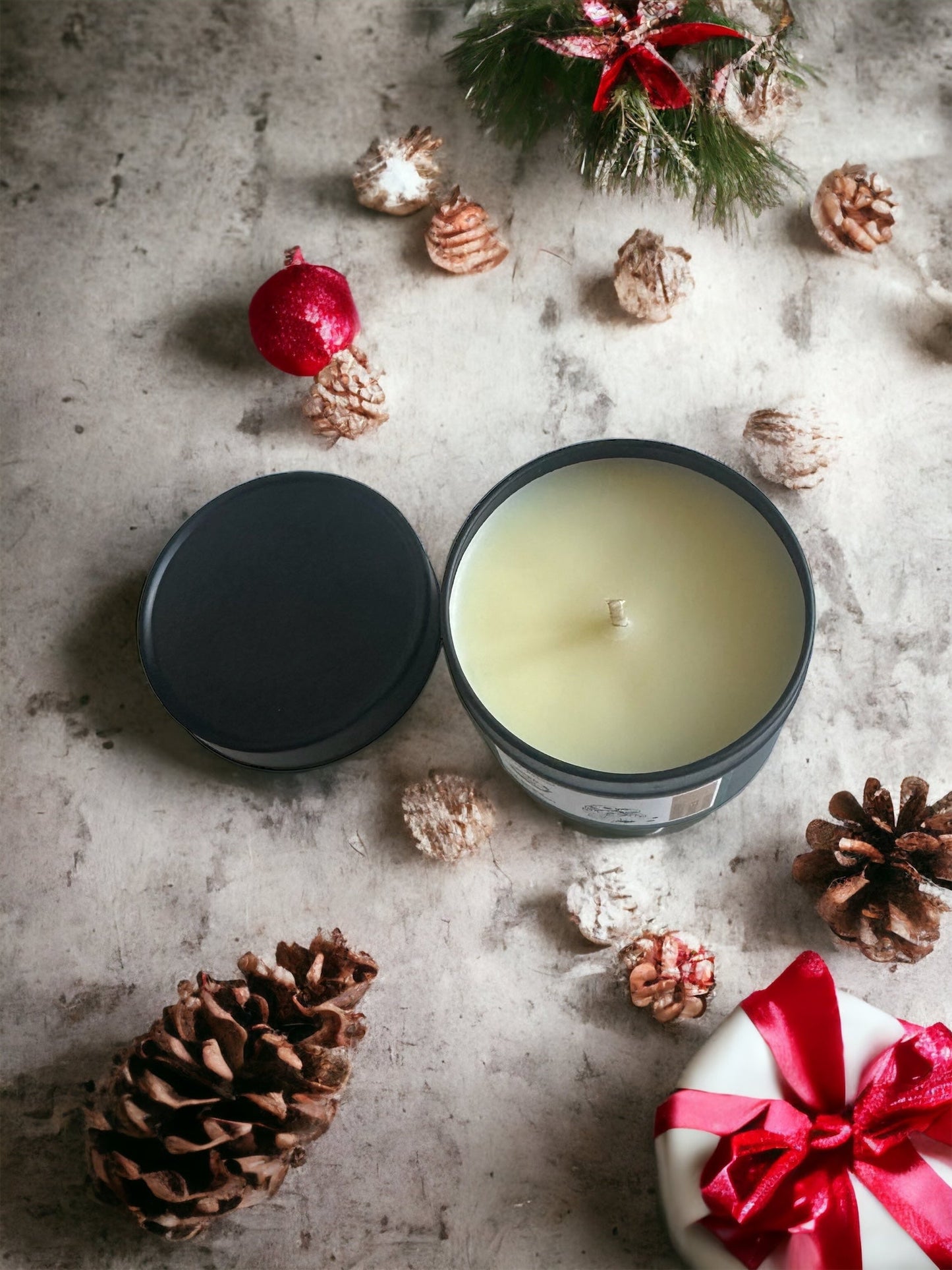 Cranberry, Orange & Cinnamon Candle in a Tin - Simply Melted