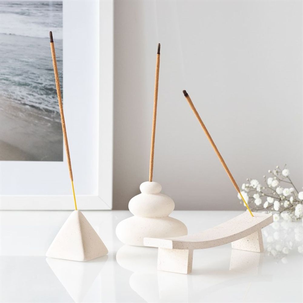 Cream Speckle Incense Ash Catcher - Simply Melted