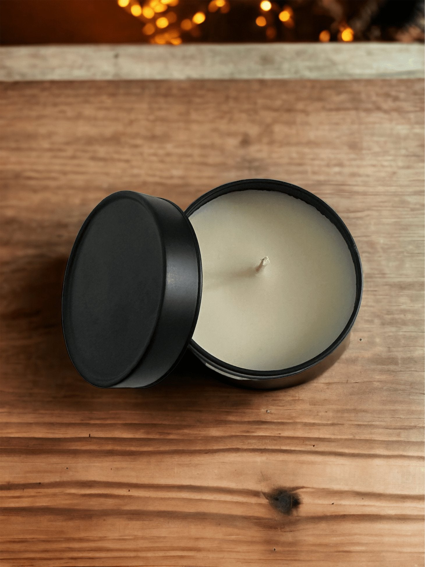 Dark Honey & Tobacco Tin Candle - Simply Melted