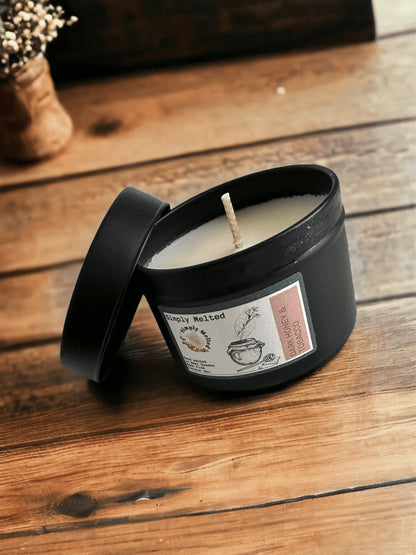 Dark Honey & Tobacco Tin Candle - Simply Melted