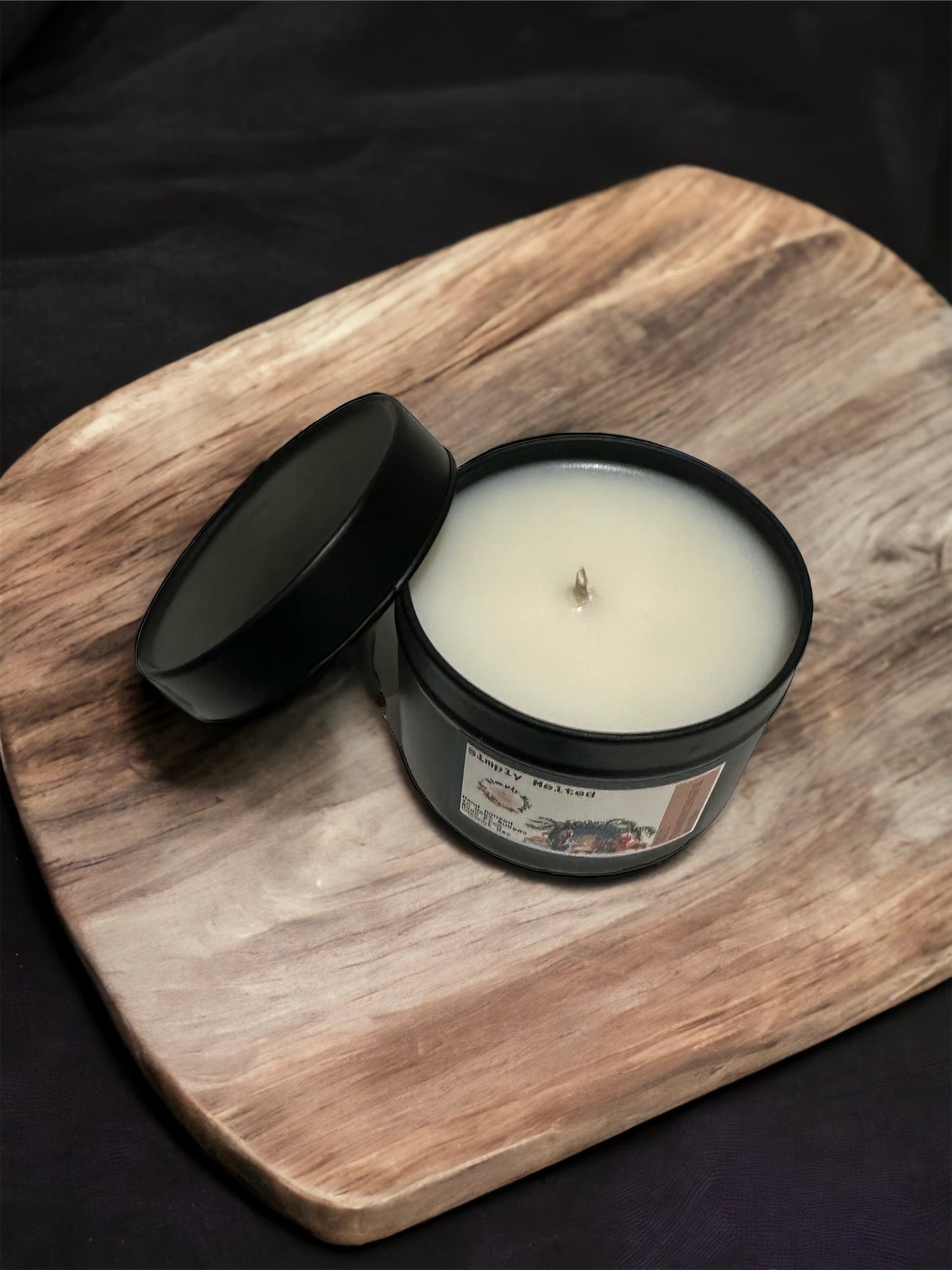 Gold, Frankincense and Myrrh Candle in a Tin - Simply Melted