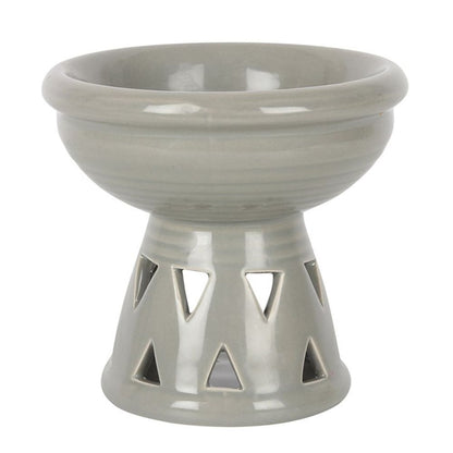 Grey Deep Bowl Oil Burner - Simply Melted