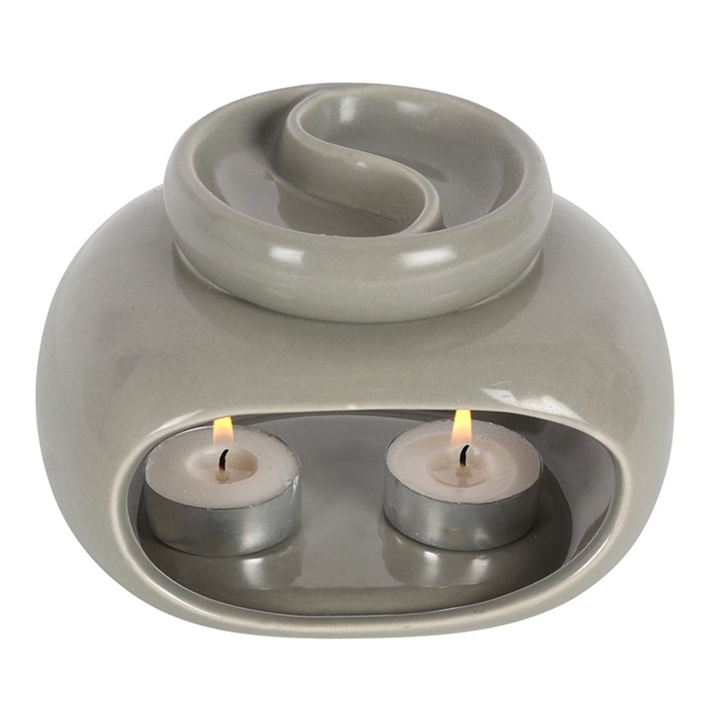 Grey Double Oil Burner - Simply Melted