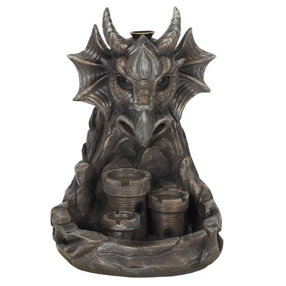 Grey Dragon Backflow Incense Burner - Simply Melted