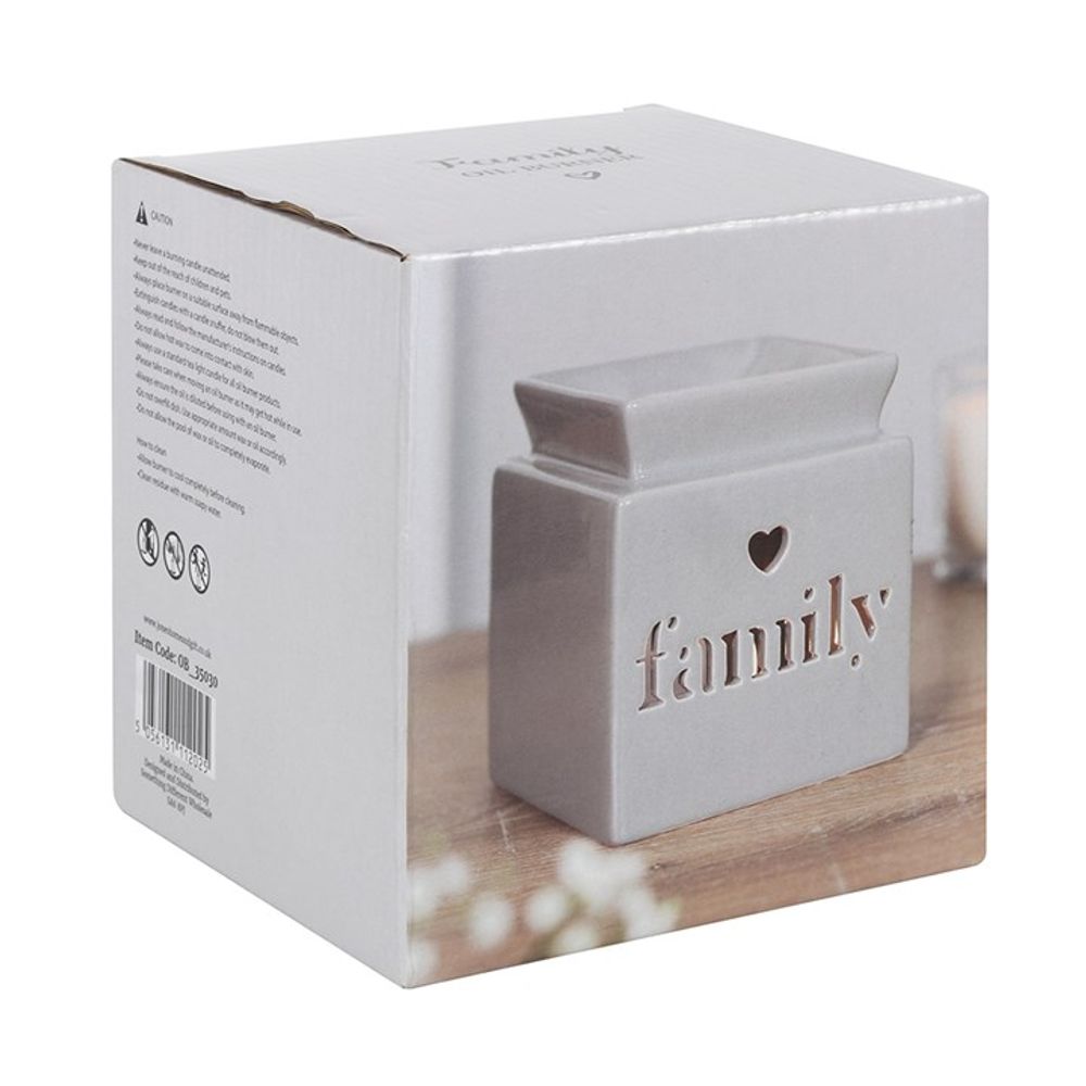 Grey Family Cut Out Oil Burner - Simply Melted