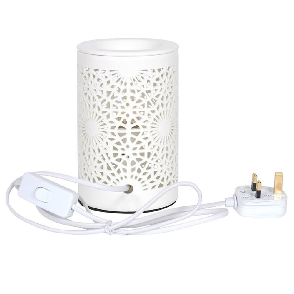 Lace Cut Out Electric Oil Burner - Simply Melted