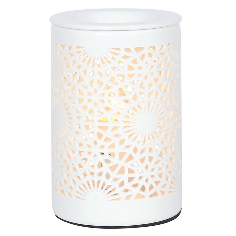 Lace Cut Out Electric Oil Burner - Simply Melted