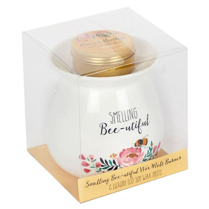 Large Smelling Bee-utiful Wax Melt Burner Gift Set - Simply Melted