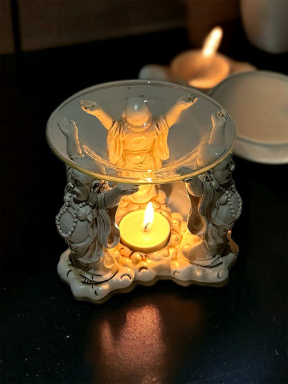 Laughing Buddha Resin Wax Burner - Simply Melted