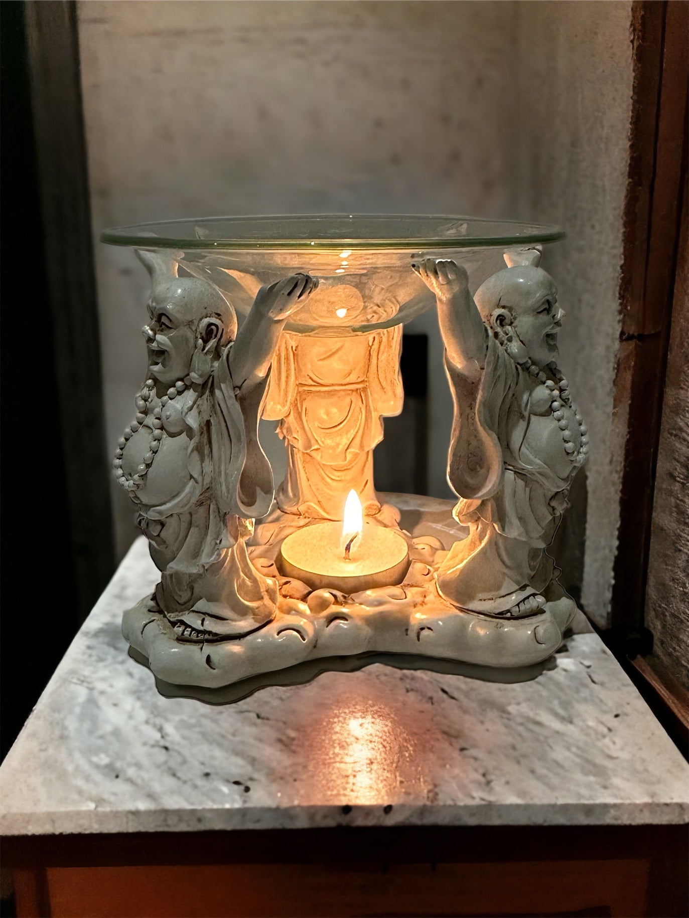 Laughing Buddha Resin Wax Burner - Simply Melted