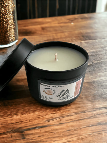 Lemongrass & Ginger Tin Candle - Simply Melted