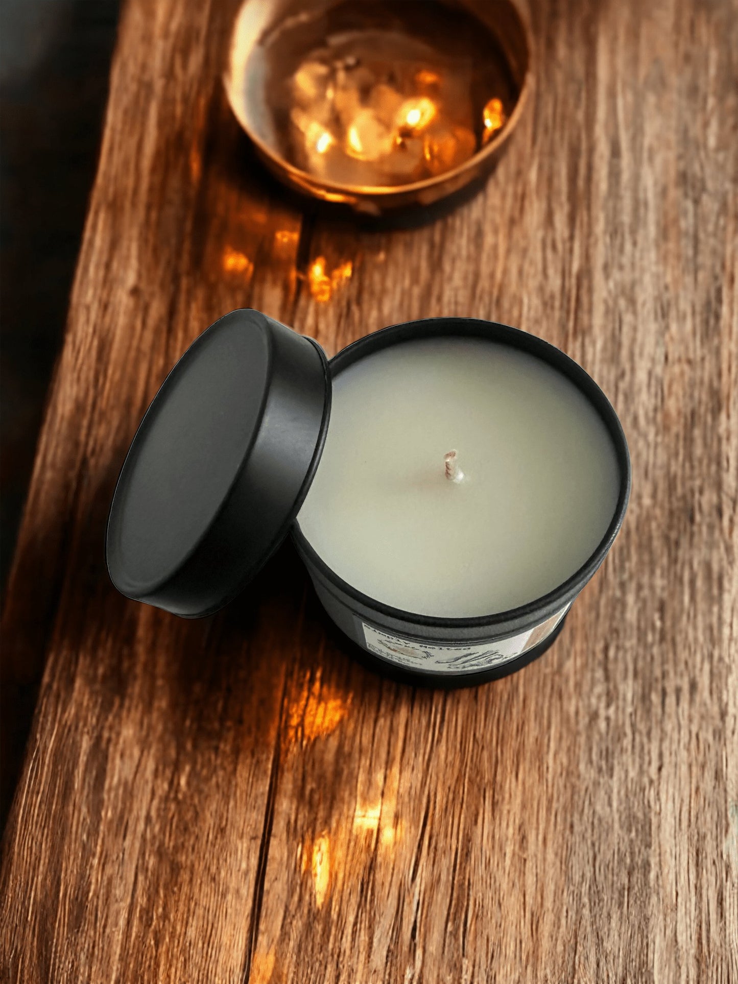 Lemongrass & Ginger Tin Candle - Simply Melted