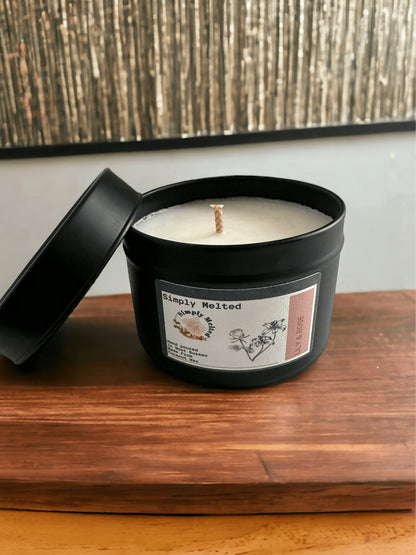 Lily & Rose Tin Candle - Simply Melted