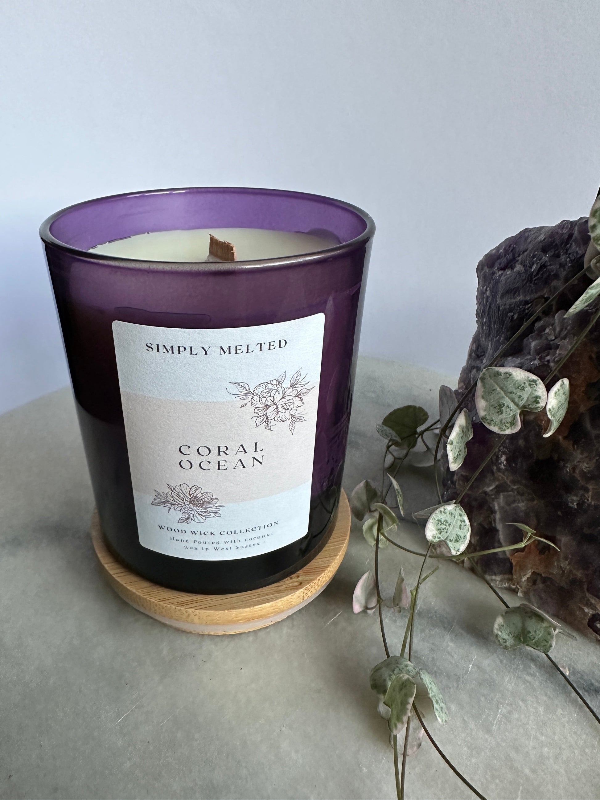 Scent of the Month Wood Wick Candle Subscription - Simply Melted