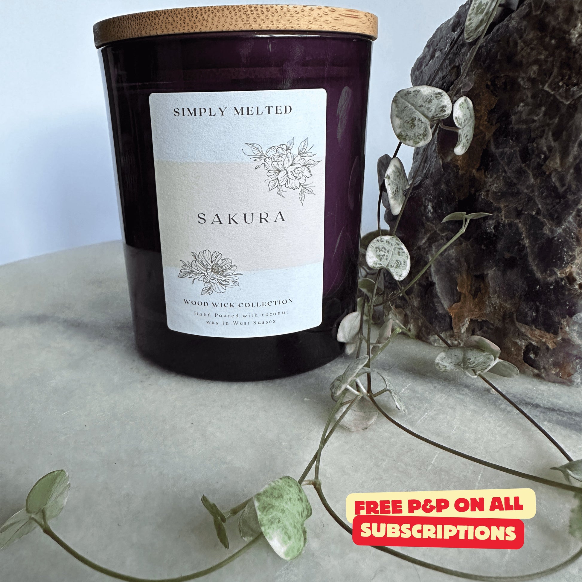 Scent of the Month Wood Wick Candle Subscription - Simply Melted