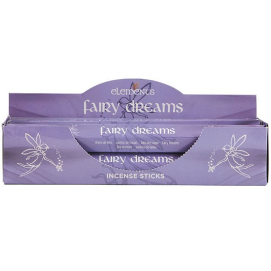 Set of 6 Packets of Elements Fairy Dreams Incense Sticks - Simply Melted