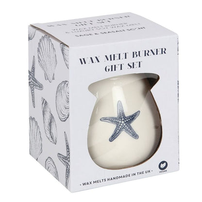 Starfish Wax Melt Burner Gift Set - Simply Melted