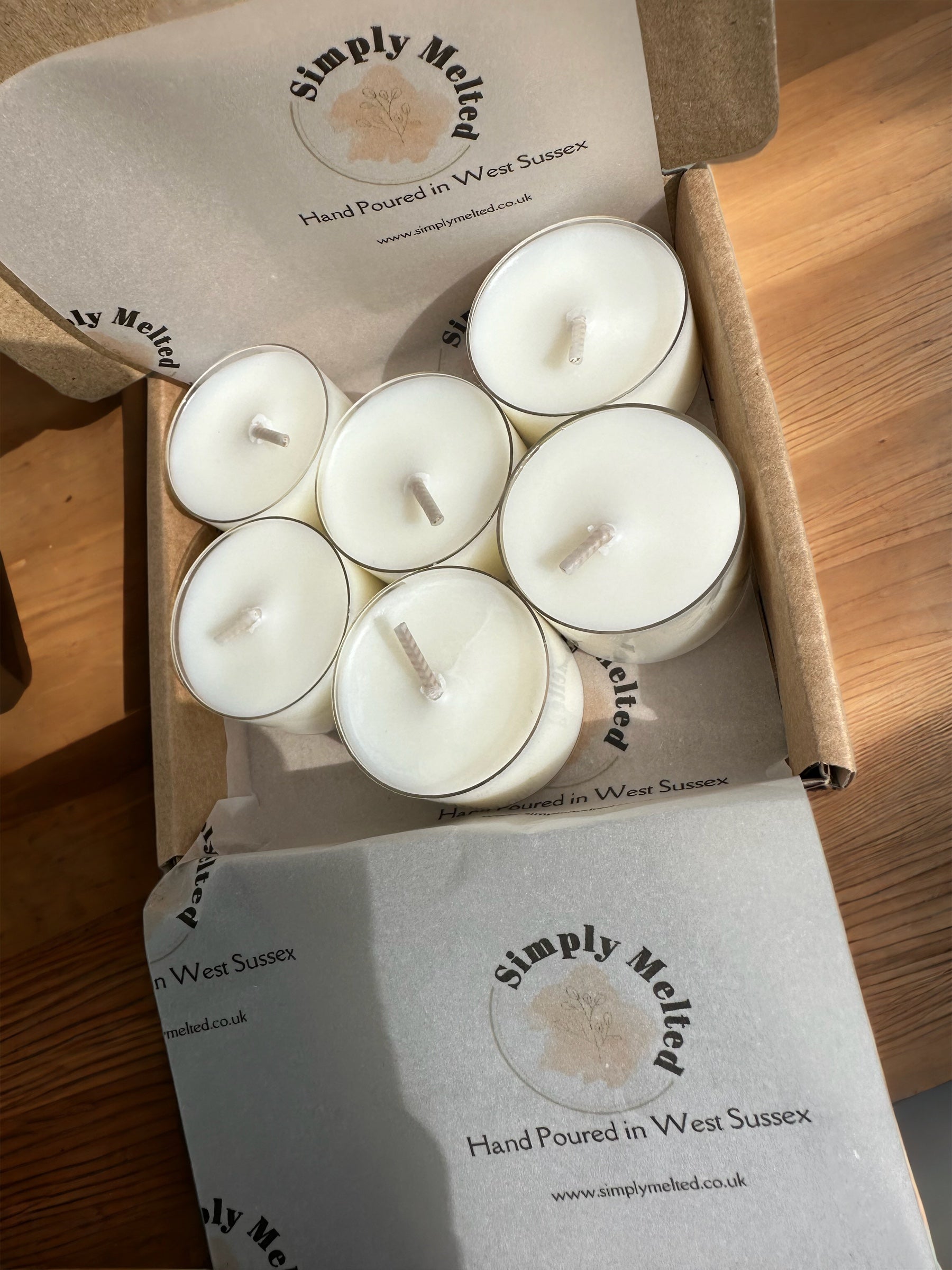 Tea Light Candles Unscented - Simply Melted