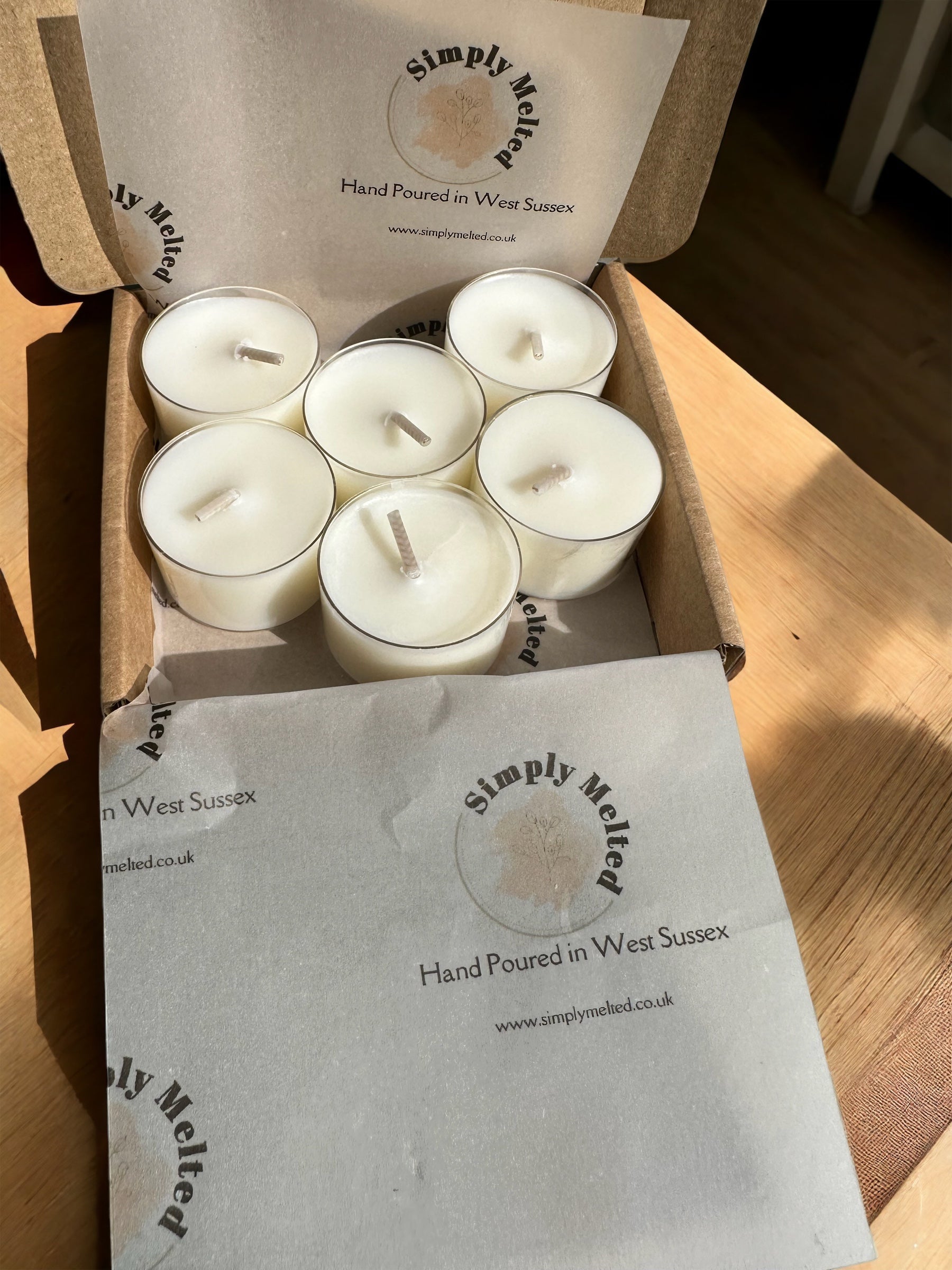 Tea Light Candles Unscented - Simply Melted