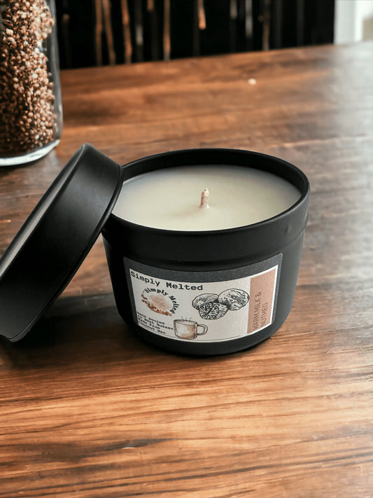 Warm Milk & Nutmeg Candle in a Tin - Simply Melted