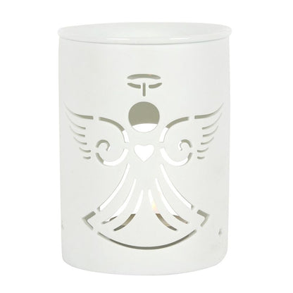 White Angel Cut Out Oil Burner - Simply Melted