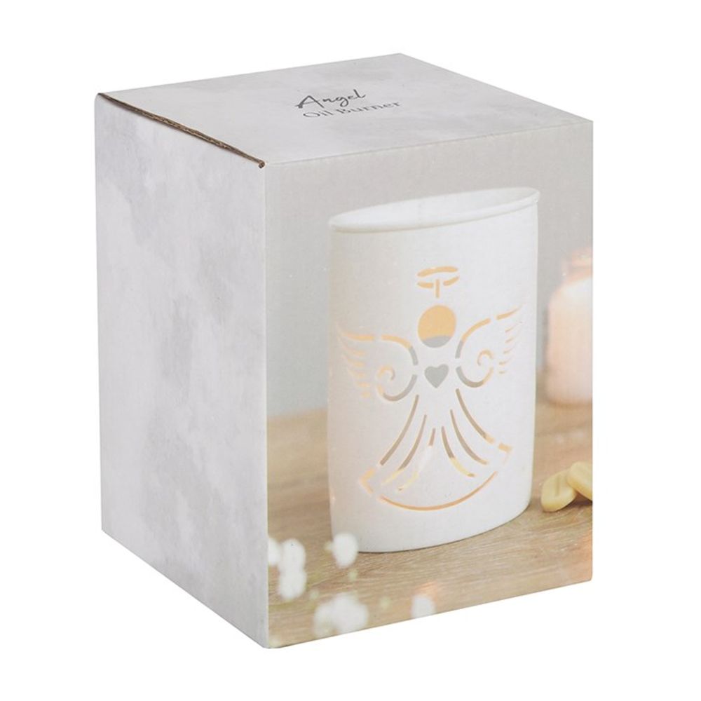 White Angel Cut Out Oil Burner - Simply Melted