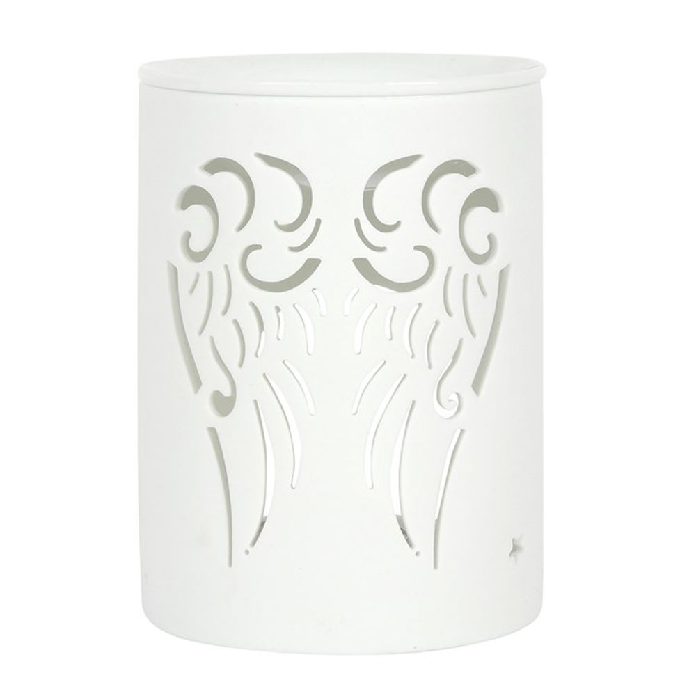 White Angel Wings Cut Out Oil Burner - Simply Melted