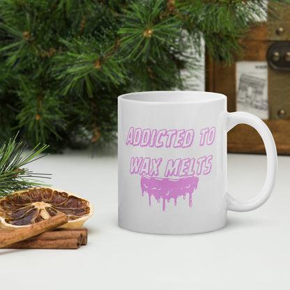 White Simply Melted Addicted To Wax Melts Mug - Simply Melted