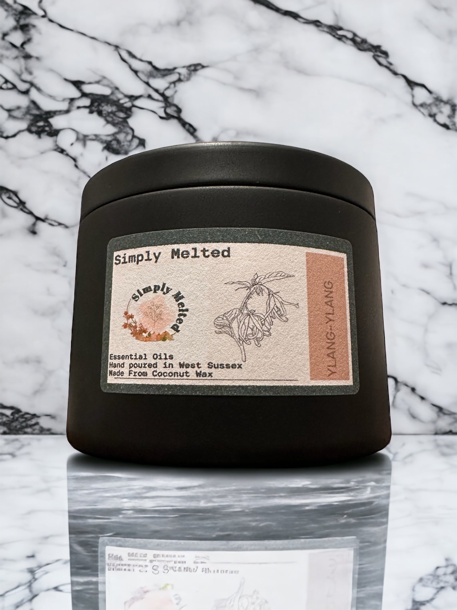 Ylang Ylang Essential Oil Candle - Simply Melted